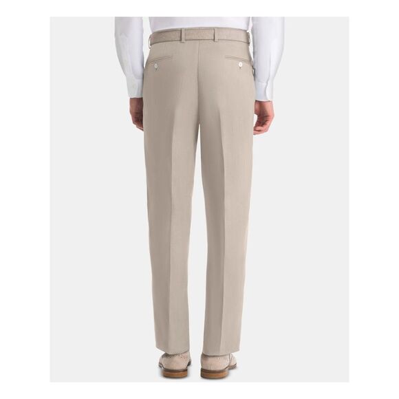 Ralph Lauren Men's Flat Front Classic Fit Pants Beige Size 33X32 - Picture 2 of 3